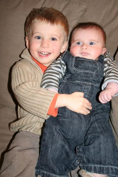 17 02 08 - Nathan et Gaspard prennent la pose