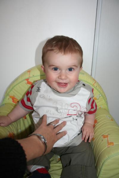 Premi�re coupe chez le coiffeur