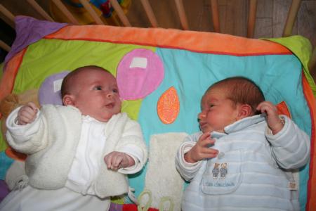 Jeanne (n�e le 25 ao�t) et Gaspard