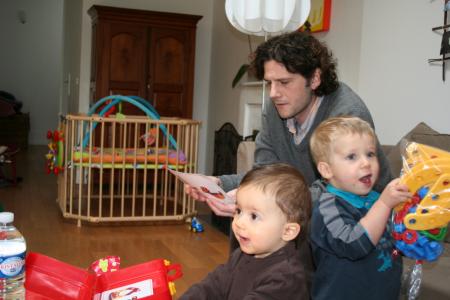 Visite des Lillois, In�s, Marc et El�onore