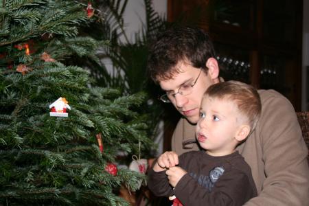 dimanche 2 d�cembre : d�coration du sapin
