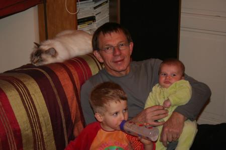 Grand-P�re et ses deux petits-fils